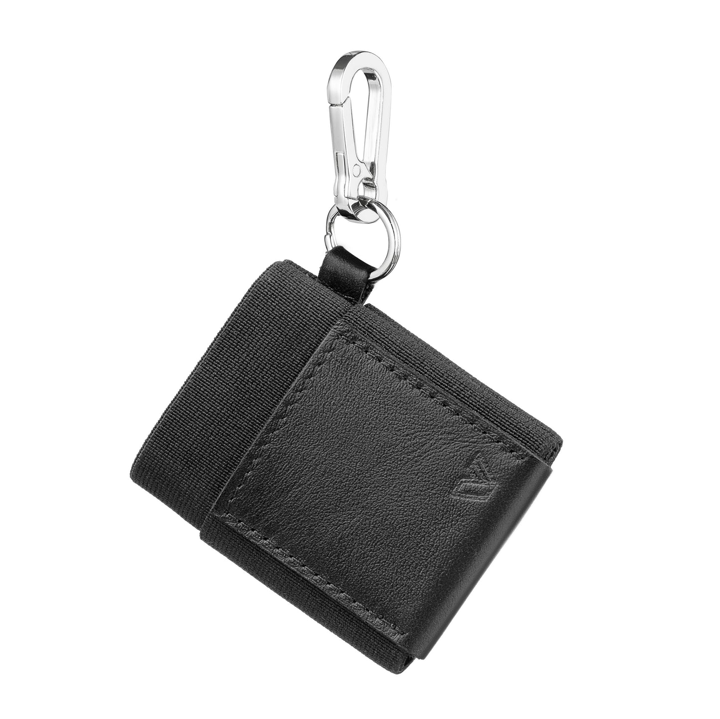 Minimalist cardholder with custom carabiner