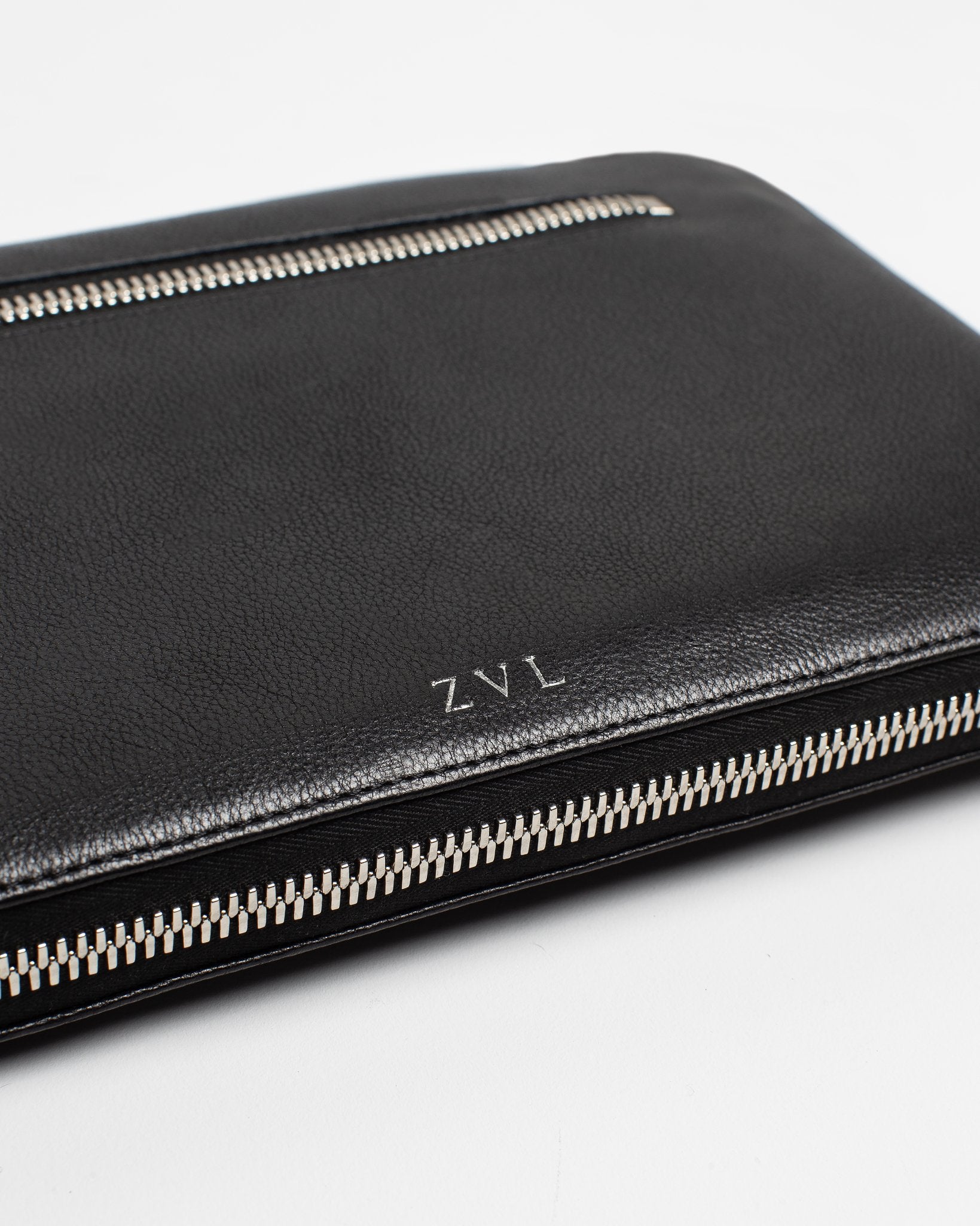 Leather table tennis racket cover with monogram